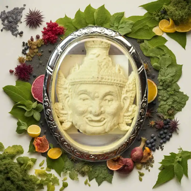 Amulet Mask of Rishi Narod (Roon Métta Mahamouni) – Wat Boonrit