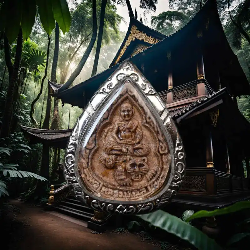 Roop Lor Amulet (Roon Jao Seuar) – Luang Phor Nin Issariko – 1994 – Wat Kornburi (Nakhon Ratchasima)