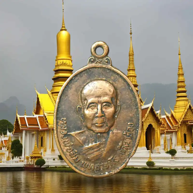🪙 Ancient medal of Luang Phor Sim Utajaro – Wat Tham Pha Plong (Chiang Mai, 1978)
