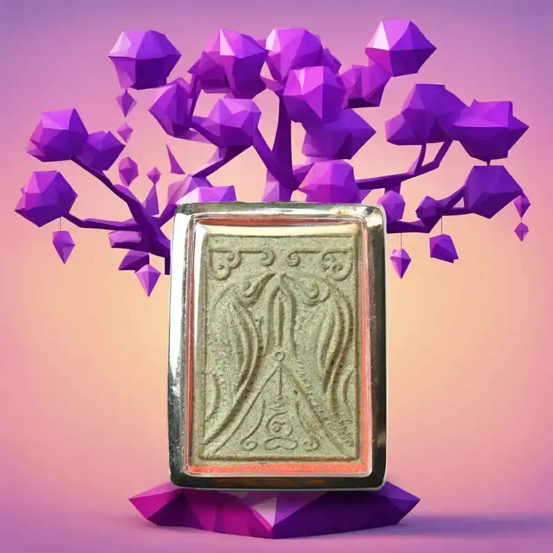 Salika-Kru Amulet – Venerable Ajarn Séna & Most Venerable Kruba Krissana