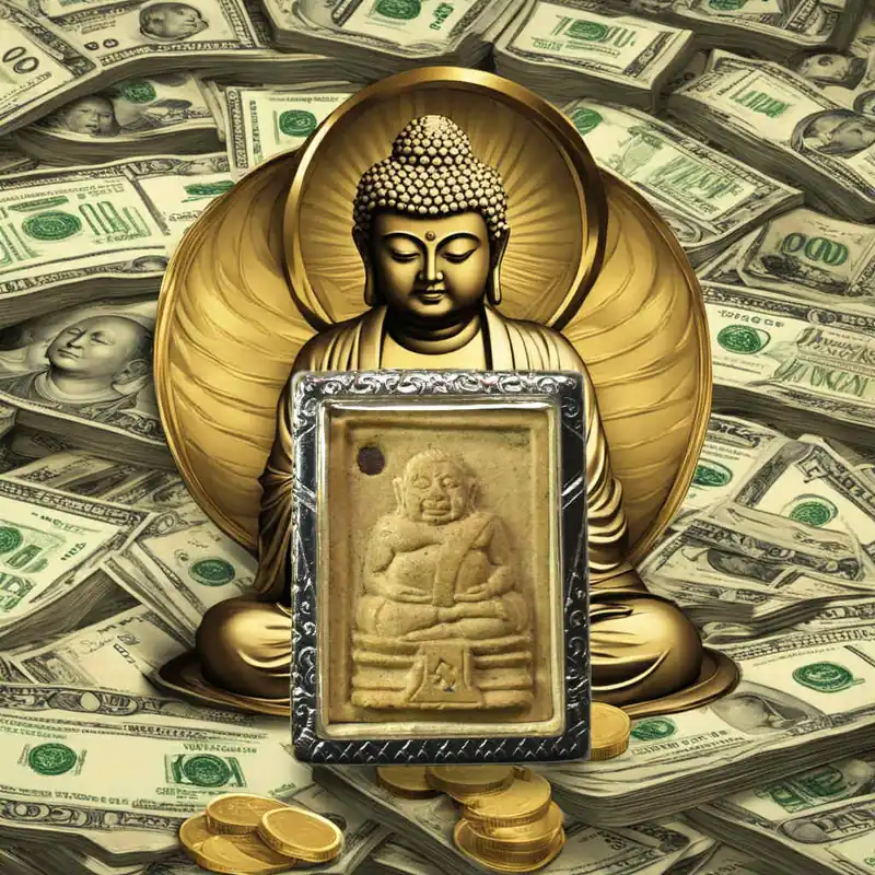 Amulet of the Buddha of Fortune Phra Sanghajai – Wat Khao Khuen (Suphanburi)