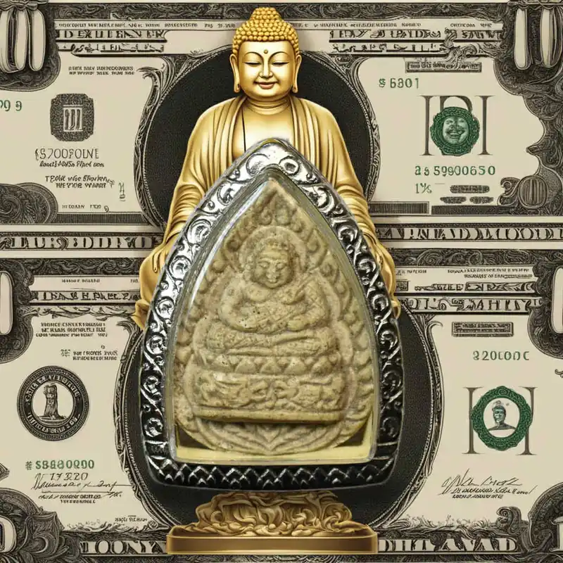 Phra Sanghajai Amulet blessed in 1995 by the Most Venerable Luang Phor Koon Parisutho – Wat Banrai