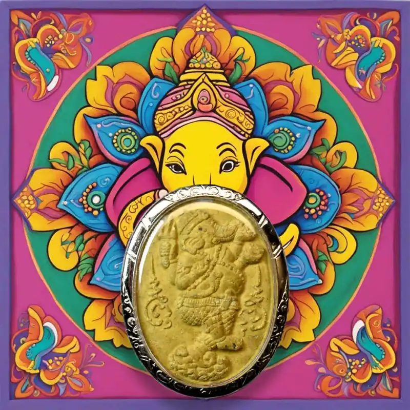 Double amulet Phra Sanghajai and Phra Pikanet – “Overflowing Wealth” series – Wat Kok Kéma – Luang Phor Pern and Luang Phor Toh