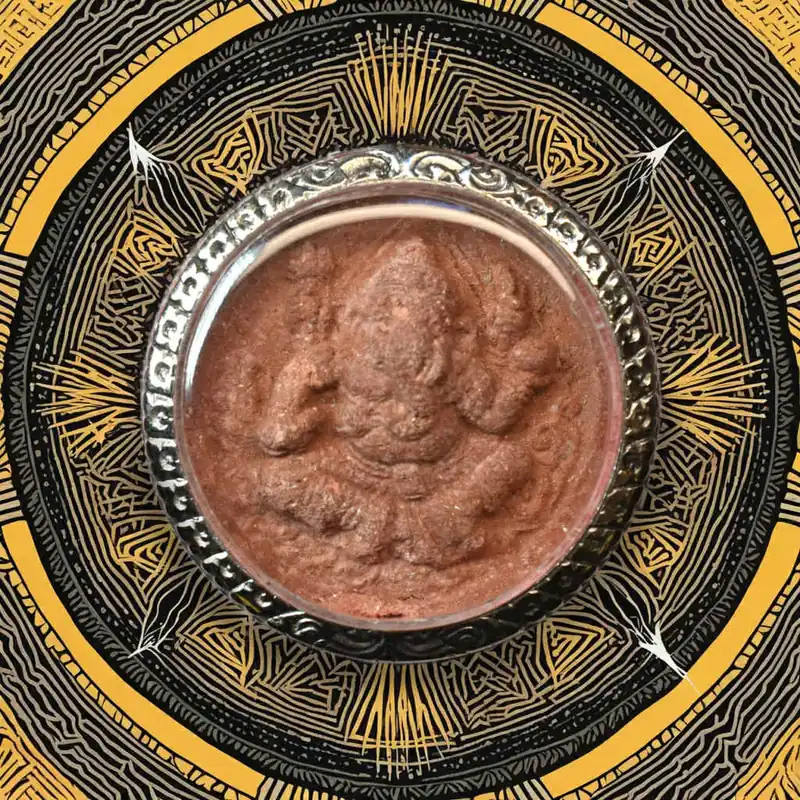 Phra Pikanet red amulet – Most Venerable Luang Phor Hong (Wat Petchaburi)