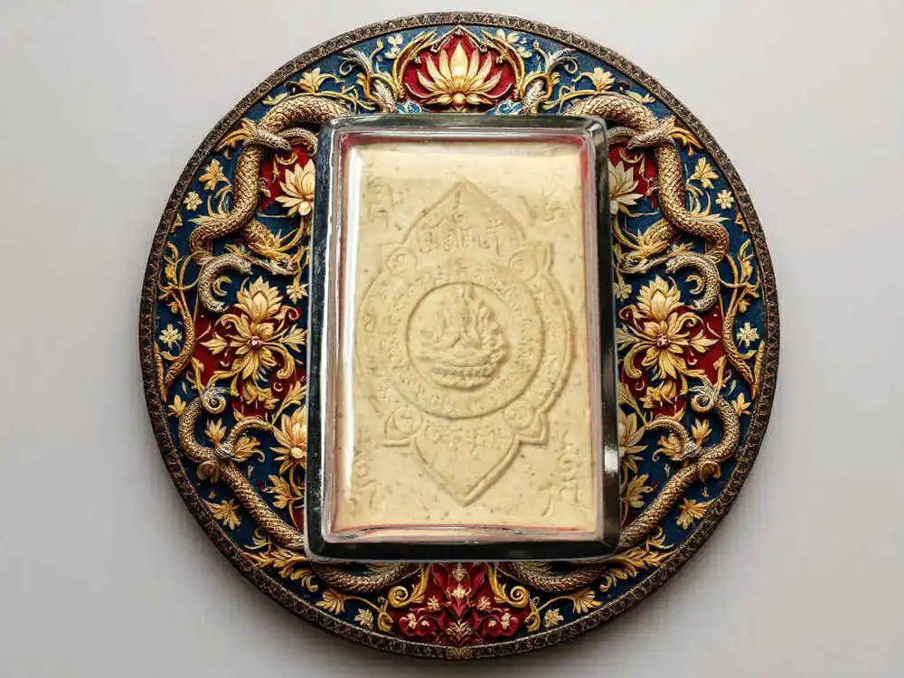 Thousand-armed Guan Yin amulet – Luang Phor Yit – Wat Chulamanee (1993)