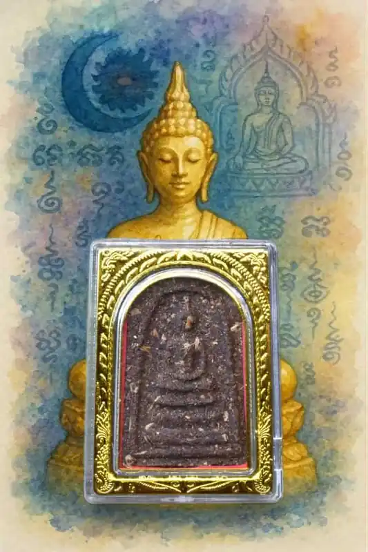 Rare amulet Phra Somdej – Luang Phor Phat Ro (Wat Bung, Nakhon Ratchasima)