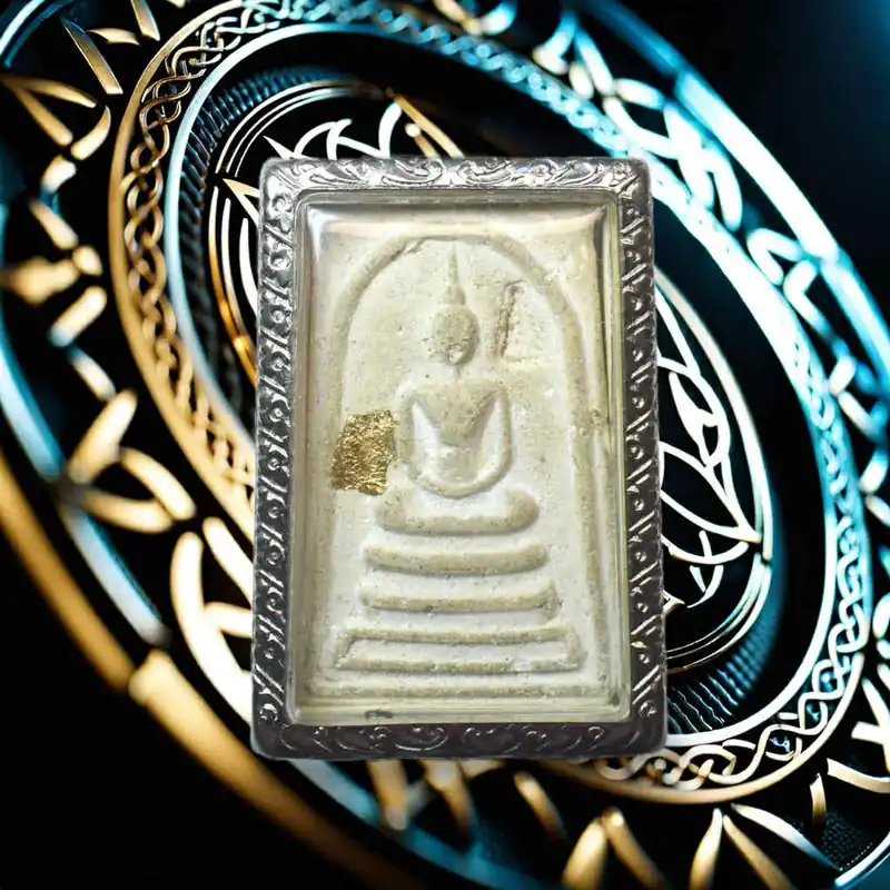 Rare amulet Phra Somdej – Luang Phor Phrom Thawaro – Wat Chong Khae (1980s)