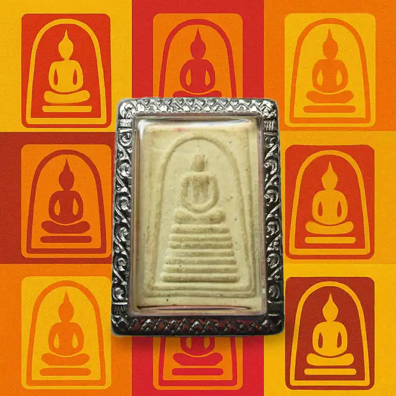 Seven-tiered Phra Somdej Amulet – Luang Phor Toe – Wat Saket (1993)
