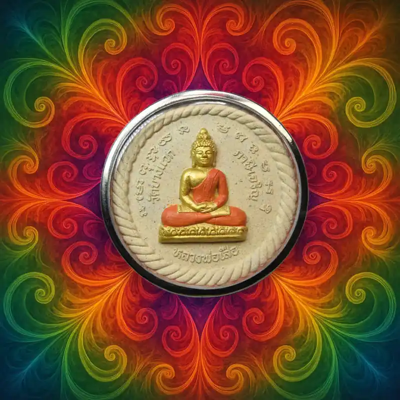 Amulet of the Buddha (Luang Phor Seuar) and Phra Pikanet – Ajarn Noom – Wat Bang Waek (2008)