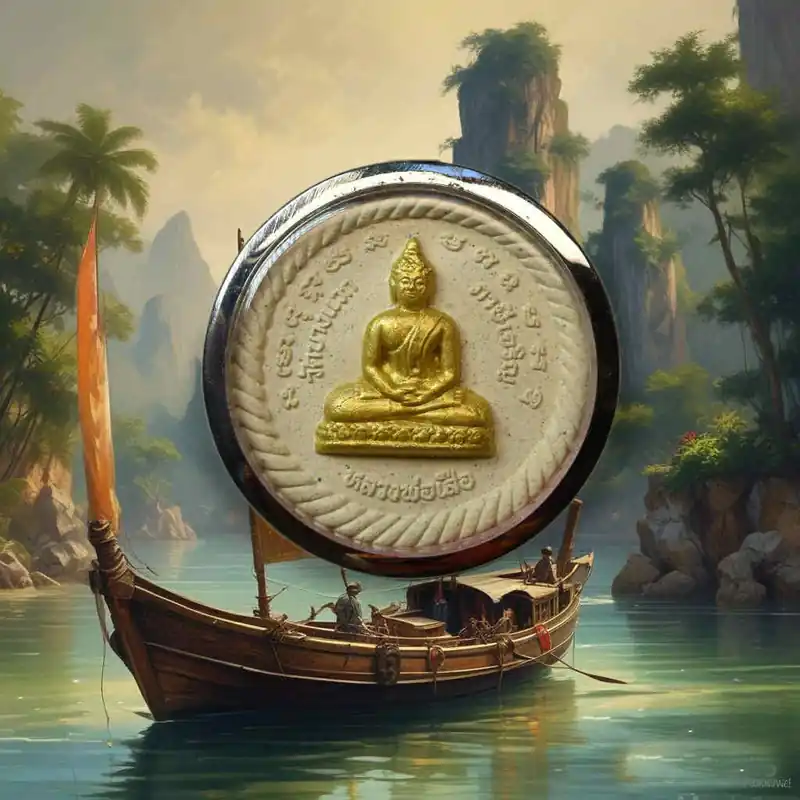 Tiger and Buddha Amulet Luang Phor Seuar - Ajarn Noom – 2008, Wat Bang Waek