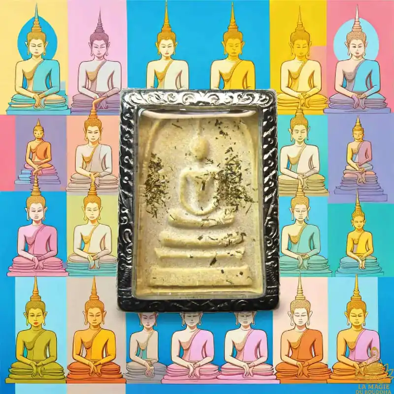Phra Somdej Amulet – Wat Sanam Chang (1991) – Blessing of Luang Phor Thuek and Luang Phor Koon
