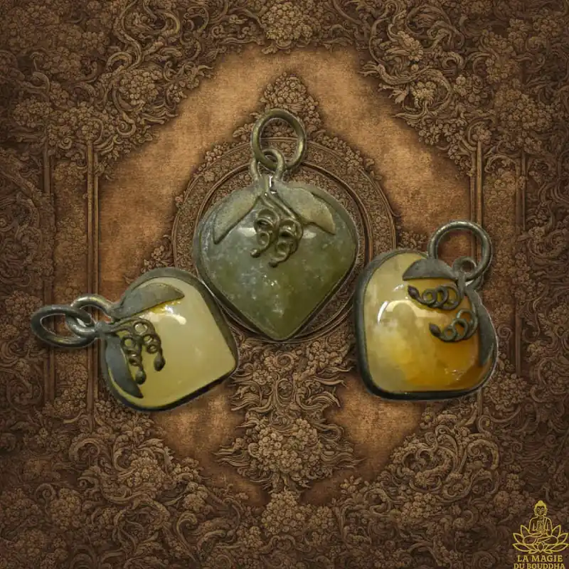 Hua Jae Yok (Jade Heart) Charm Amulets – Wat Bangren Sakajat
