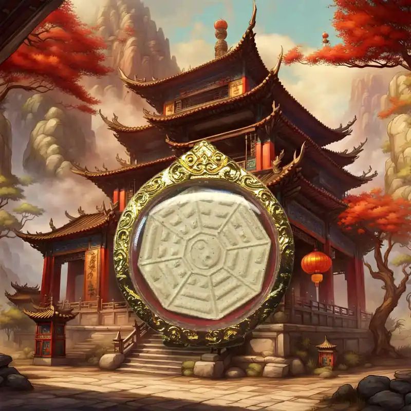 🜂 Yin-Yang Bagua Amulet – Wat Leng Nayee (Bangkok)