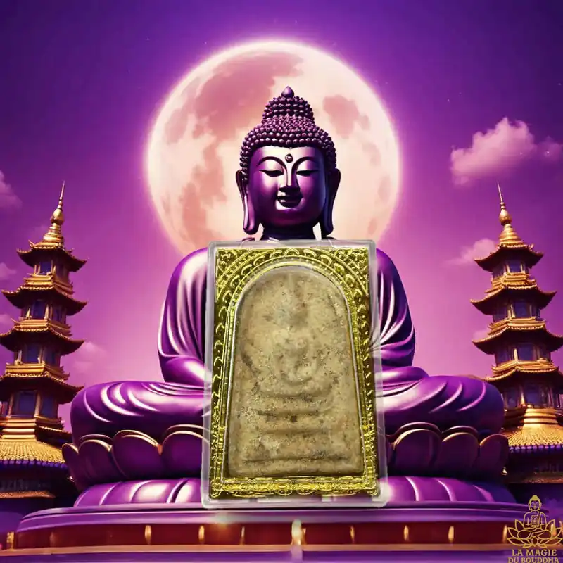Large ancient amulet, Phra Somdej, unknown (unidentified temple)