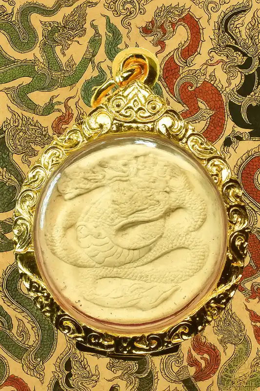 🐉 Nakaraj Amulet (King of the Nagas) – Luang Pu Bunlai, Wat Non Sai Thong (Amnat Charoen)