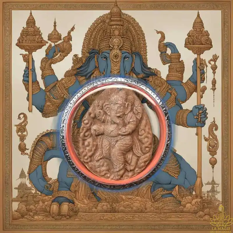 Phra Pikanet “Roon Baramee Khu Fah” amulet - Venerable Luang Phor Dum of Wat Chawak