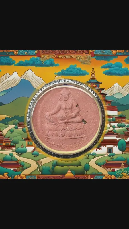 🐷 Large amulet of the God of Wealth Caishenye (Kubéra) – Wat Srinual, 2007