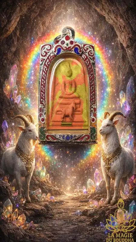 🐐 Amulet Phra Somdej Peh พระสมเด็จแพะ – Luang Phor Nen of Wat Sub Udom Mongkol Tham