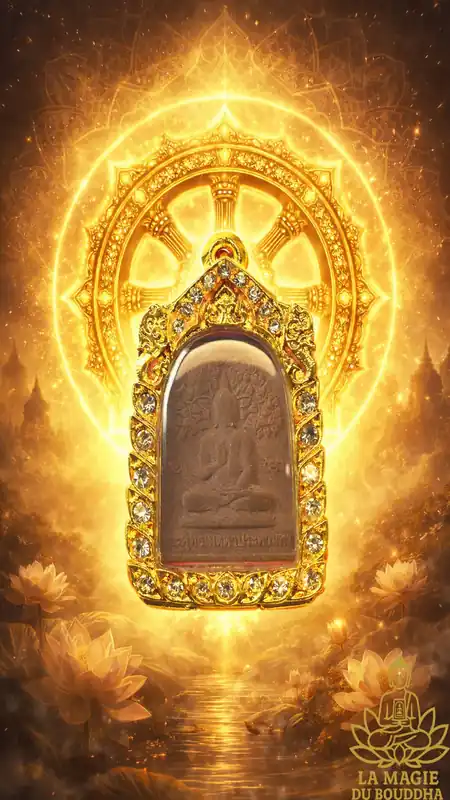 🏵 Buddha Amulet Sakyamouni Phra Puttha Metta Pratanpon – Wat Phra Putthabat