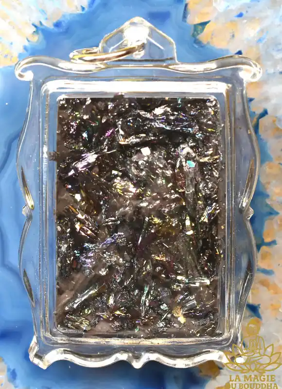 Faux Lek Lai rainbow in carborundum