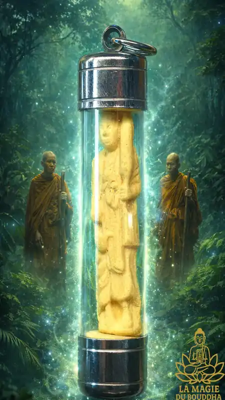 🌿 Amulet of the legendary hermit Thep Lok Udon – Wat Phra Borom Satsada Mahamongkol