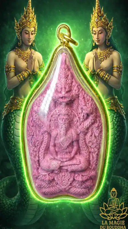 Phra Pu Phuchong Nakarat (Lersi Nagas) amulet from Wat Tan Sian Sammarat