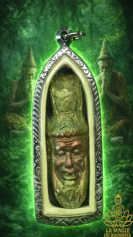 🌿 Ancient amulet mask of Lersi Sian Lersi