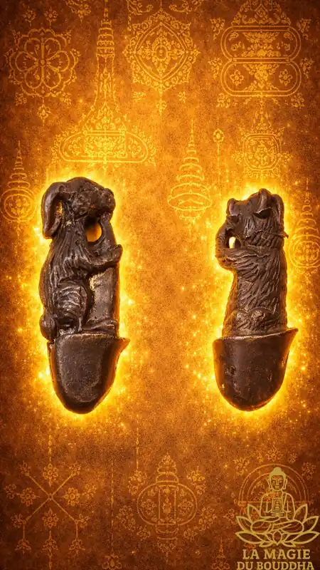Alchemical Palat Kick Amulets of the Chinese Zodiac Animals - Venerable Luang Phor Sawae Ilisampano