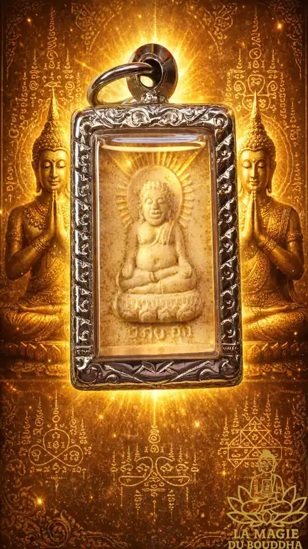 Phra Phong Pu Kui Fortune Amulet - Venerable Luang Phor Chiew of Wat Choeng Krabue