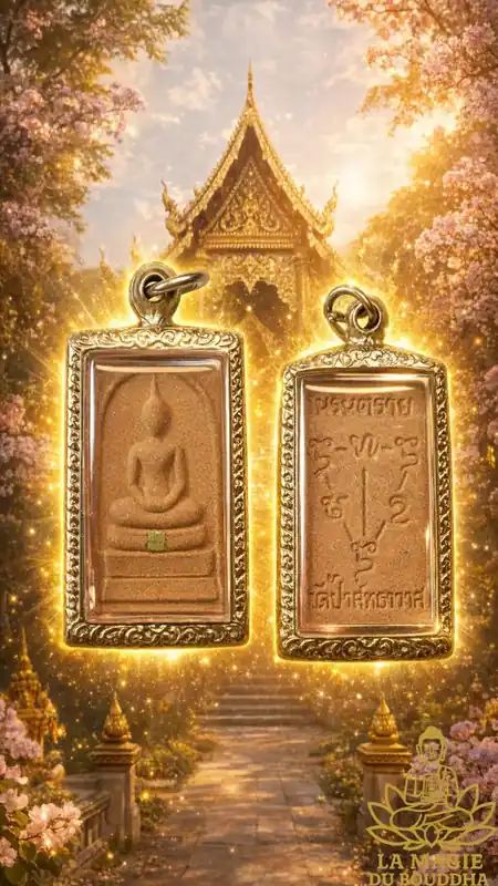 Amulet Phra Somdej Phra Lao Thep Nimit from Wat Si Yaek Kaset