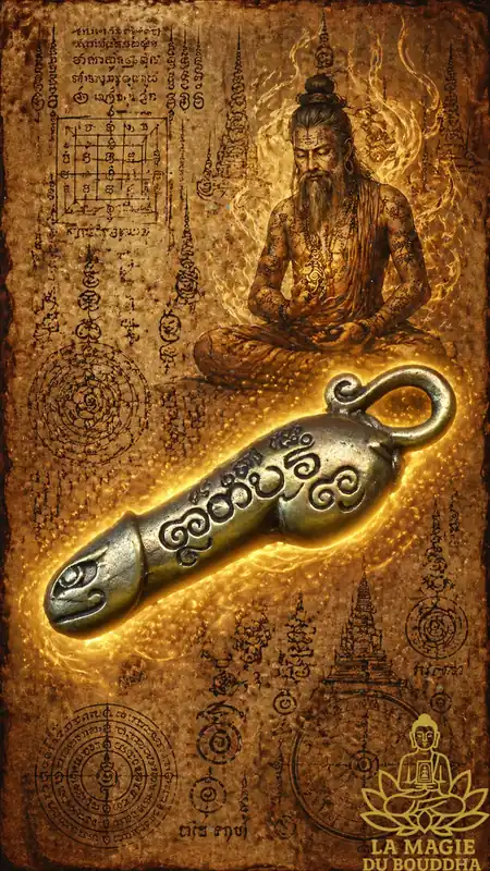 Zoomorphic Palat Kick Amulet - Venerable Luang Phor Somchai of Wat Dan Guien