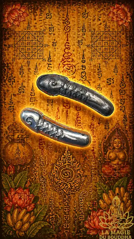 Mini Amulets Palat Kick Mahawet Nomo - Venerable Phorthan Chom Piyawanno of Wat Sala Phai