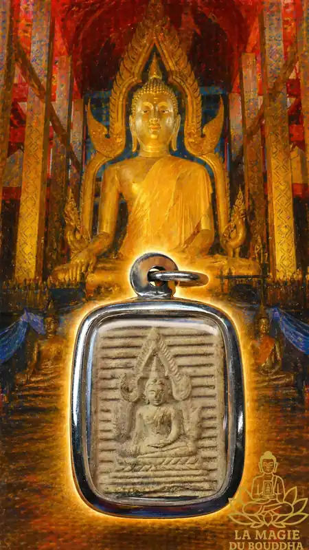Amulet of Buddha Somdej Phra Sri Muang Thong from Wat Tonson