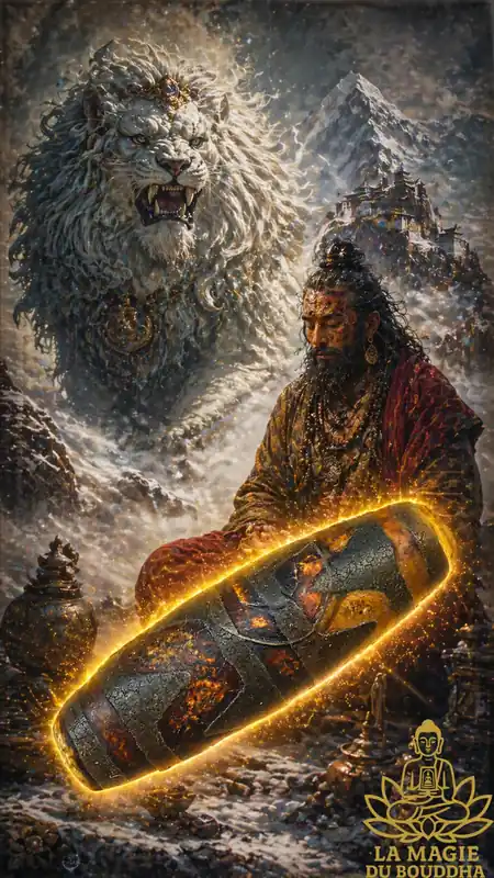 Ancient Tibetan Dzi Bead Tiger Skin - For protection, courage and strength
