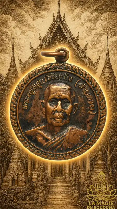 Venerable Luang Phor Sai Taab Medal from Wat Arun Rangsi (1994)