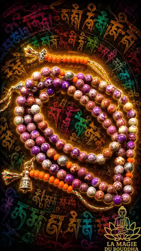 Tibetan Imperial Jasper Mala Prayer Beads