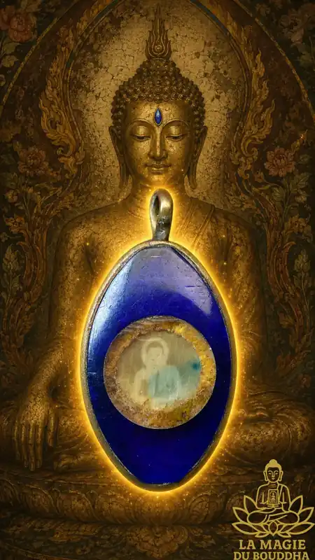 Thai Buddha Eye Pendant - 1960s