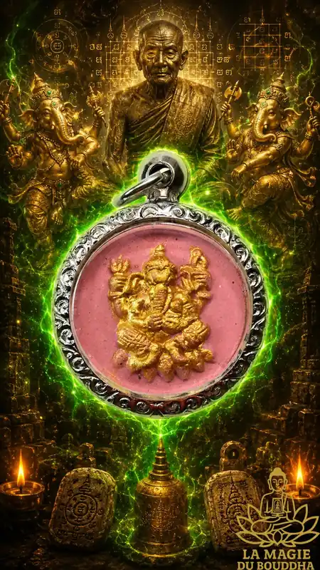 Amulet Phra Pikanet and Luang Phor Thuat - Wat Saman Rattanaram