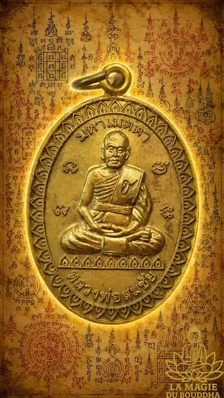 Maha Metta Medallion by Luang Phor Somchai of Wat Tha Ding Daeng