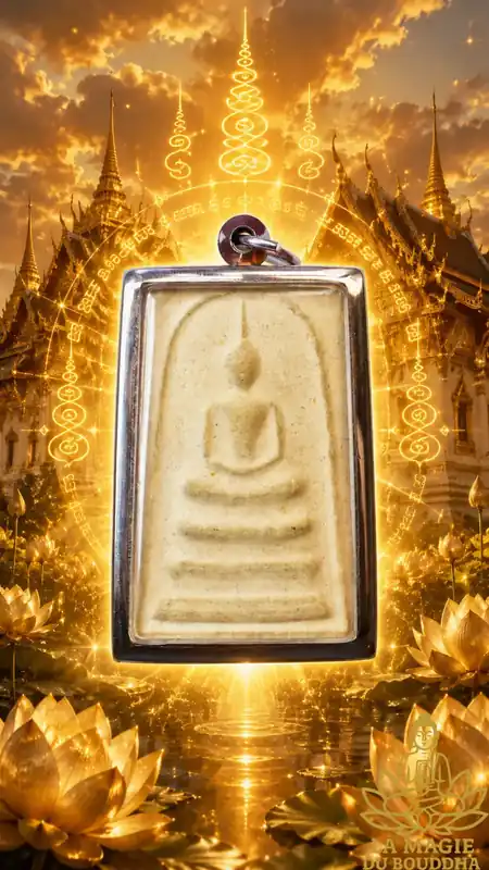 Large Phra Somdej Amulet - Venerable Luang Phor Marai of Wat Bang Yaphraek