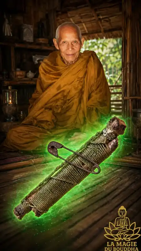Sacred wood protective Takut - Most Venerable Luang Phor Phong Titajaro (1980s)