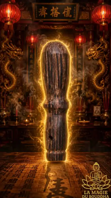 Coconut wood Sak Amulet for Prosperity – Venerable Luang Phor Lippan of Wat Mai Barndon (2005)