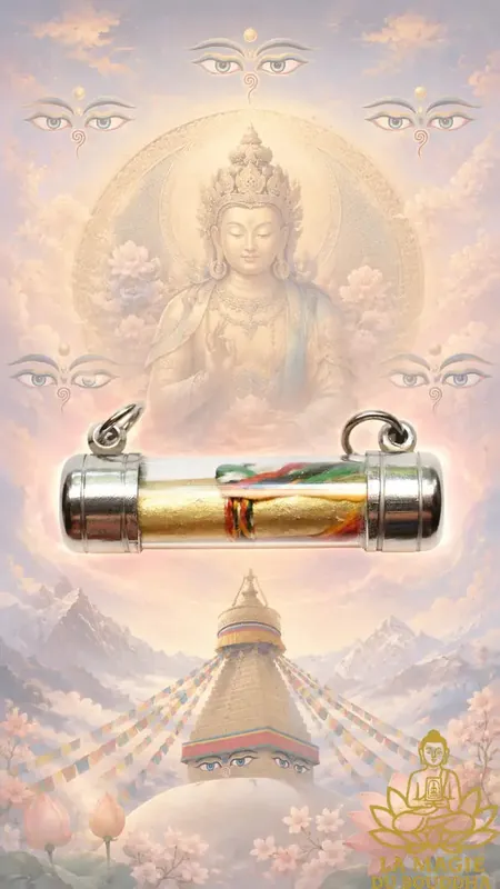 Tibetan Amulet Mig Thong Thousand-Eyed Mantra – Protection against Jealousy and Obstacles