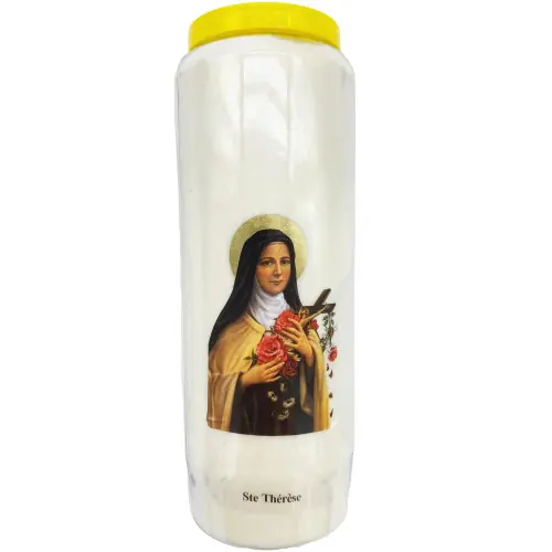 Bougie de neuvaine Sainte Thérèse