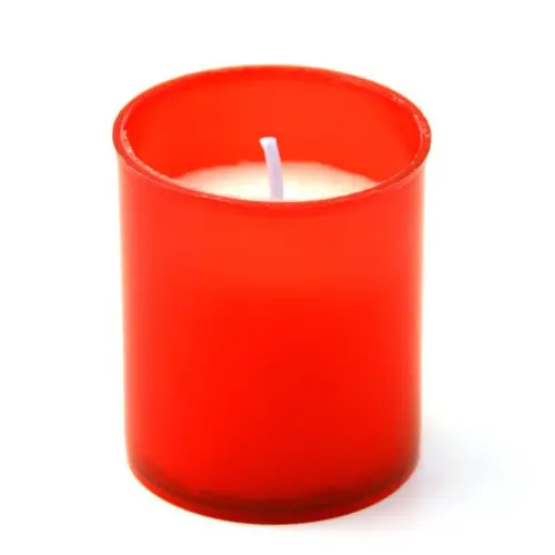 6 Bougies votive rouges 20 heures