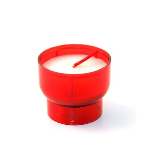 6 Bougies votive rouges