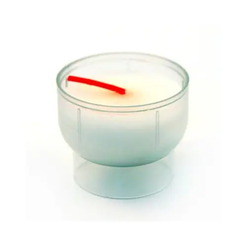 6 Bougies votive blanches
