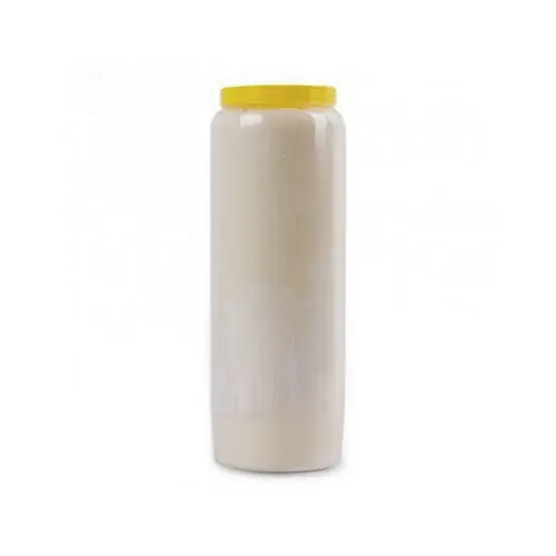 Bougie de neuvaine blanche