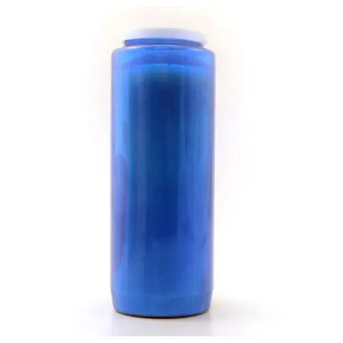 Bougie de neuvaine bleue
