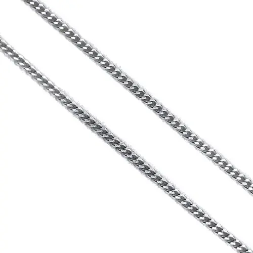 Chaine de cou argent maille 'gourmette' 45cm
